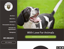 Tablet Screenshot of eastvalleyveterinaryclinic.com